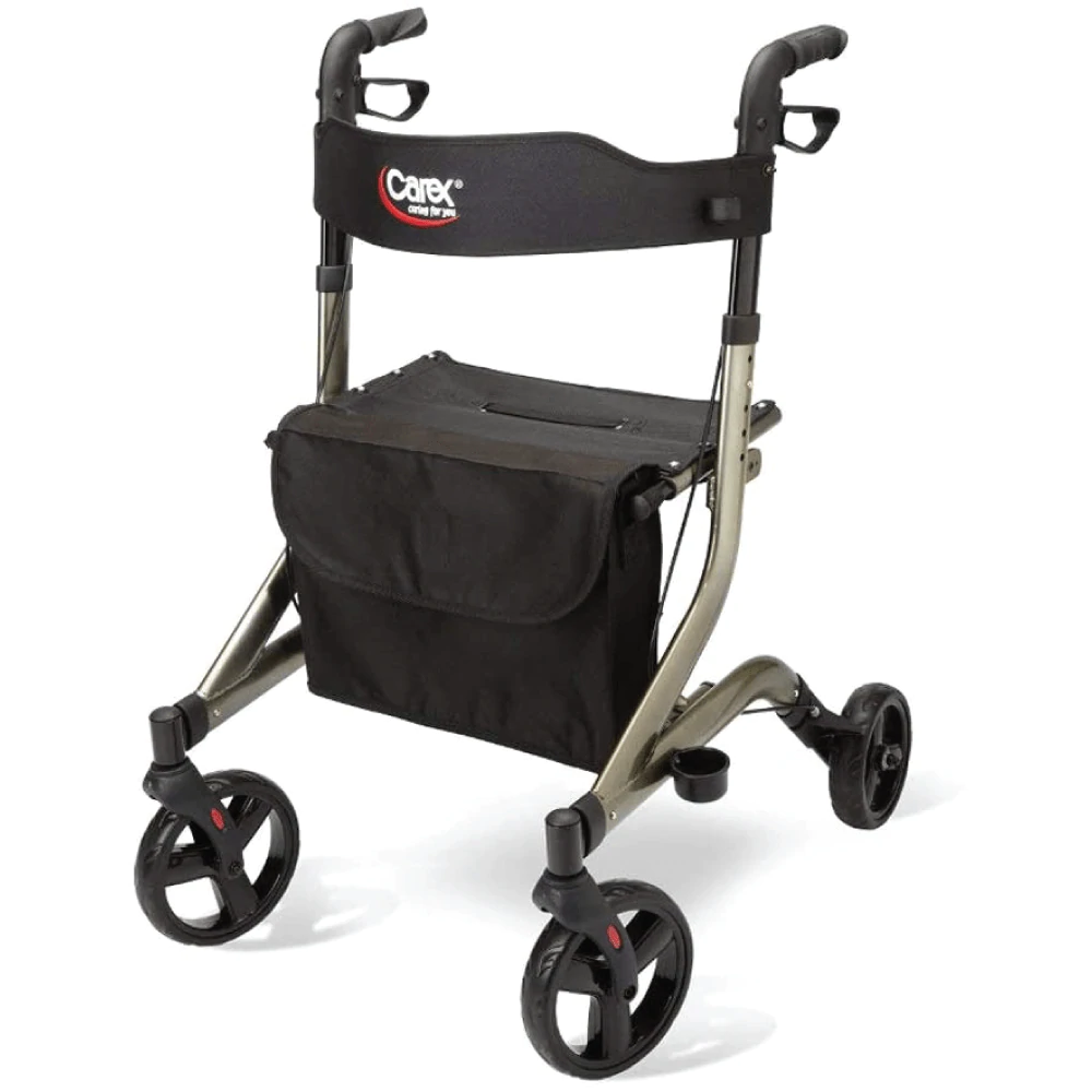 Carex Crosstour Rolling Walker with 8-inch wheel