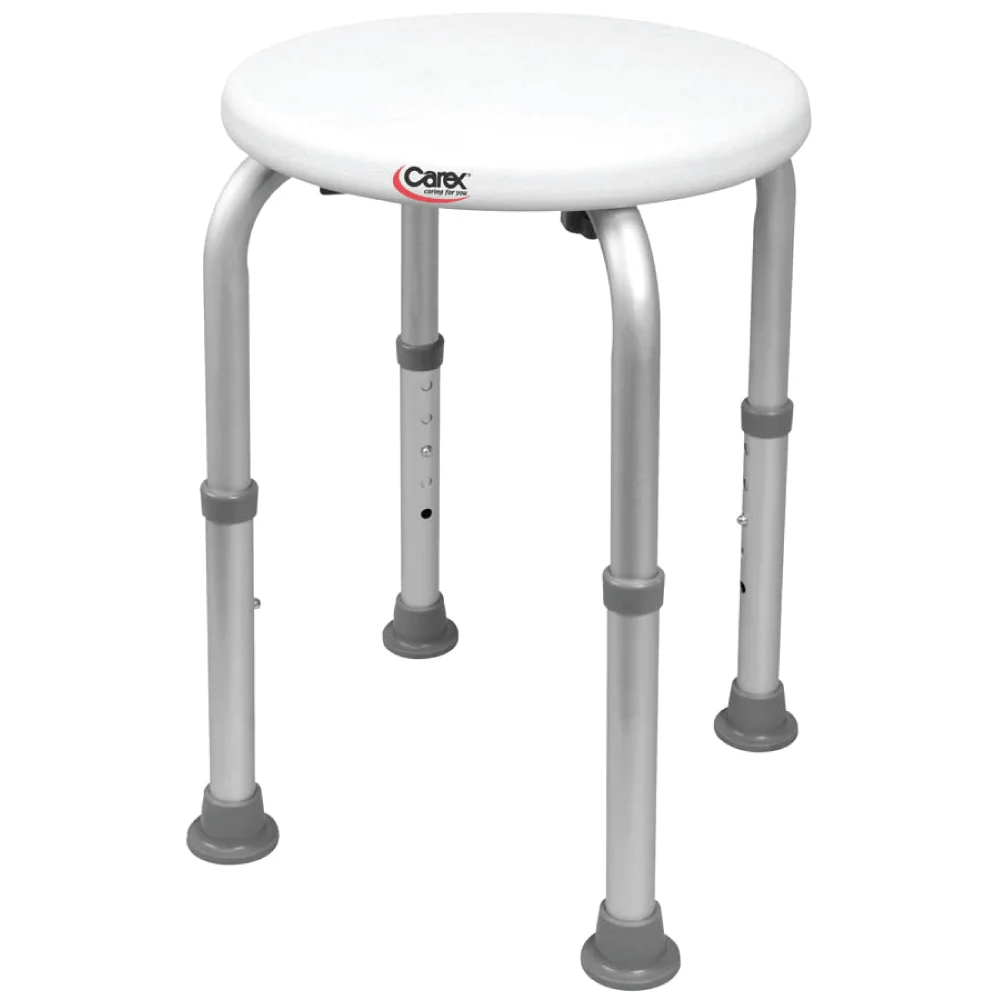 Carex Compact Round Shower Stool